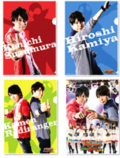 「東映公認 鈴村健一・神谷浩史の仮面ラジレンジャー 
　　　　　　　　　　　ラジレンまつり2014」クリアファイルセットA